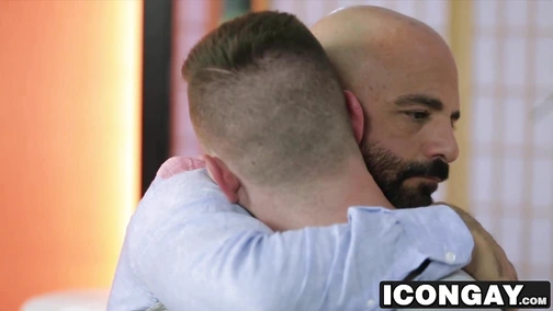 Hairy dad has a thing for cute twinks