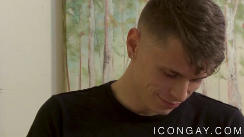 Handsome young man analled hard with BBC