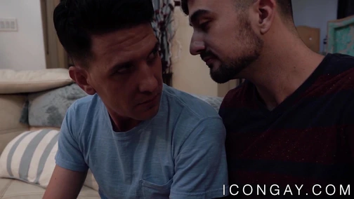 Inked jock anally destroys his homo bf