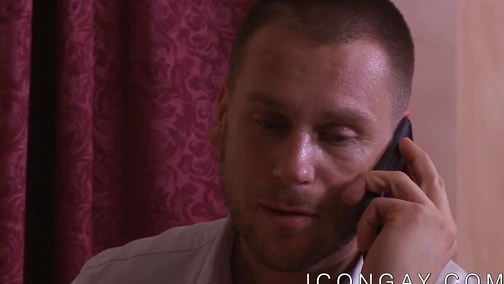 Beefy homosexual sucks BBC before anal