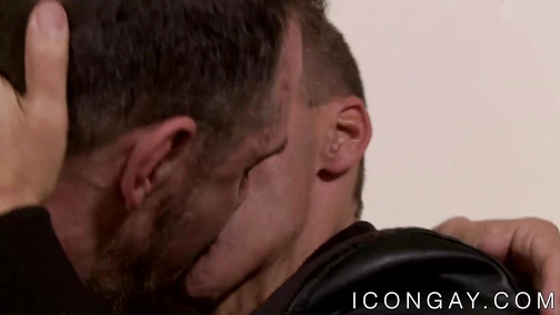 Mature hunky gays making sensual love