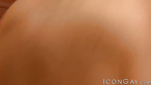 Bald hottie Adam Russo rims my nice ass before pounding me relentlessly