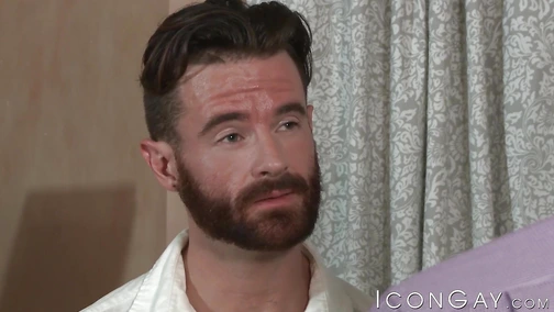 Stepdad Hugh Hunter seduces Brendan Patrick into penetrating his ass