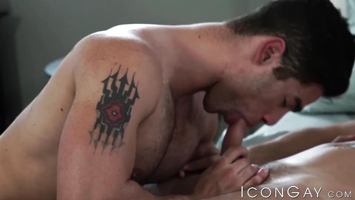 Lucas Leon serves his hole as dessert for his crush Nic Sahara