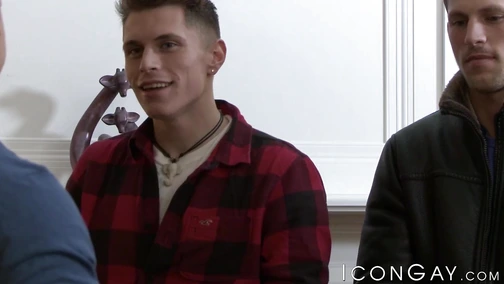 Straight Tobias visits Troy Accolas bedroom and fills his tight hole